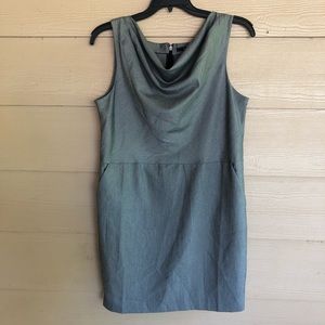 Gap Shift Dress Cowl Neck Grey Size 12